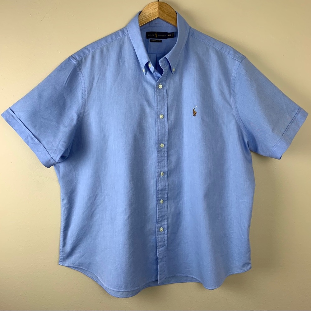 Ralph Lauren Men’s Short Sleeve Button Down XXL